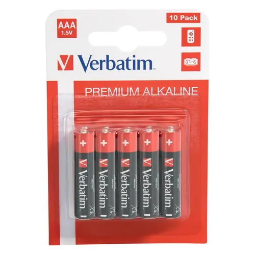 Baterije Verbatim #49874 alkalne AAA 1,5V (pak 10 kom)-0