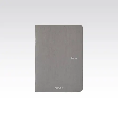 Notebook Fabriano Ecoqua original A4 90g 40sh squares anthracite 19210201-0
