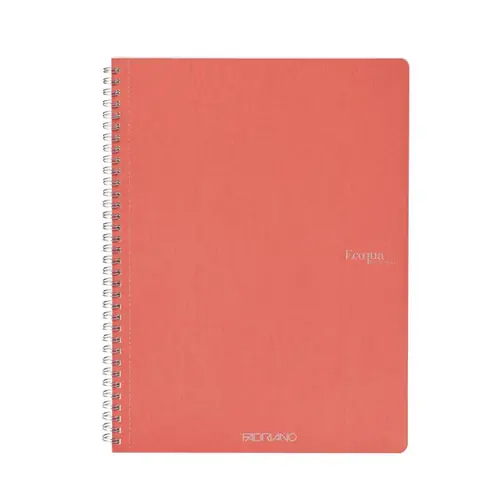 Notebook Fabriano Ecoqua original A4 90g 70sh spiral squares flamingo 19290105-0