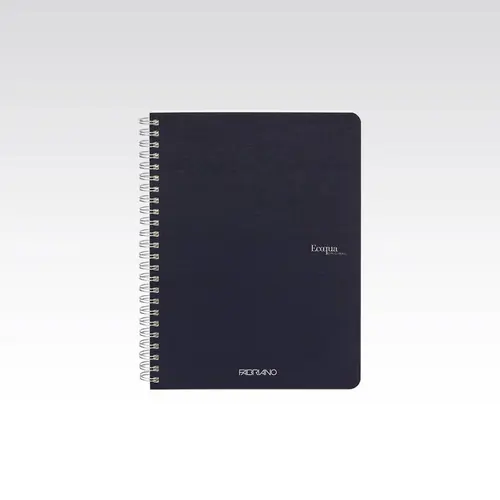 Bilježnica Fabriano Ecoqua original A5 90g 70L spiralna crte dark blue/tamno plava 19148204-0