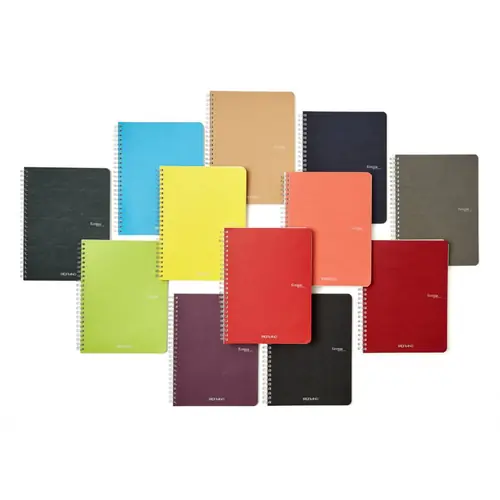 Notebook Fabriano Ecoqua original A5 90g 70sh spiral squares flamingo 19148105-1
