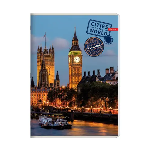 Notebook Ilijanum A4 70g 52L square city-2