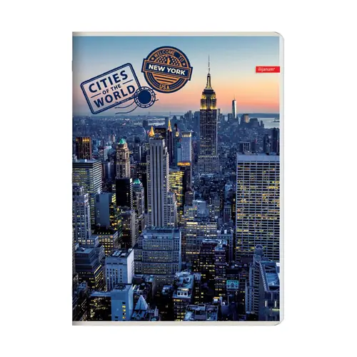 Notebook Ilijanum A4 70g 52L square city-3