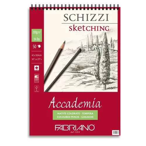 Blok Fabriano accademia A2 200g 30L 41204259-0