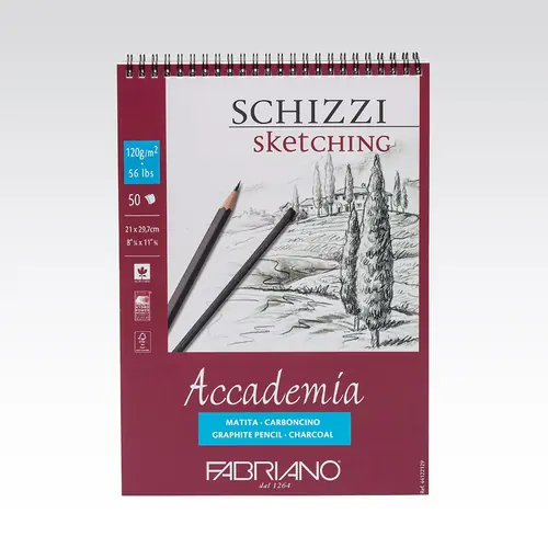 Blok Fabriano accademia A4 120g 50L spiralni 44122129-0