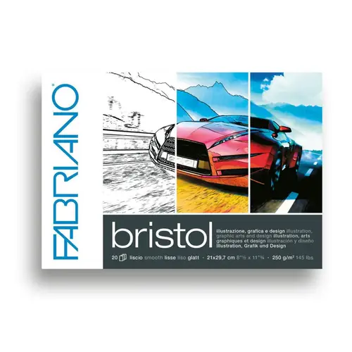 Blok Fabriano bristol A4 20L 250g 19002129-0