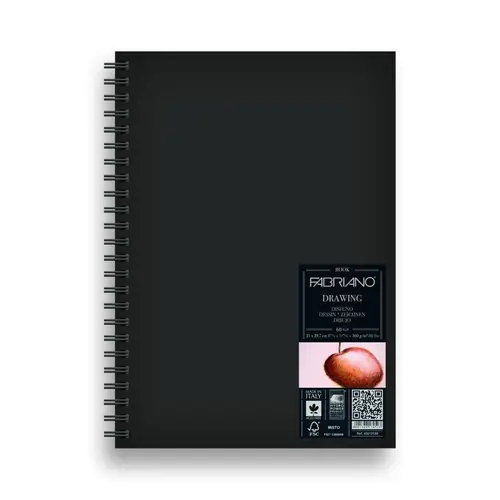 Block Fabriano drawing book vertical A4 160g 60sh 41232129-0