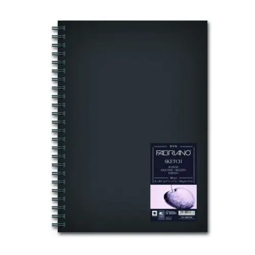 Block Fabriano sketch book vertical A6 110g 80sh 28010550-0