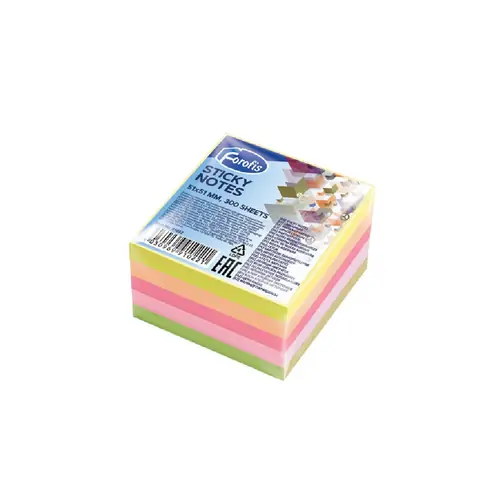 Stick notes Forofis 51x51mm 300sh. (5 neon col.) 91022-0