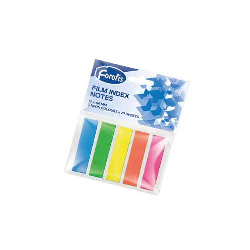 Index PVC Forofis 5 neon mix color 25L 45x12mm 91036-0