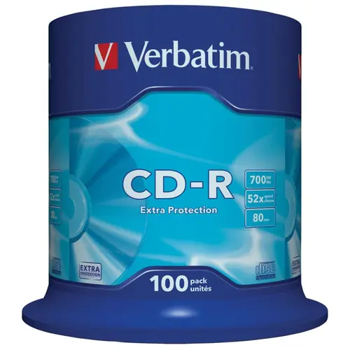 CD-R Verbatim #43411 700Mb 52x sp100-0