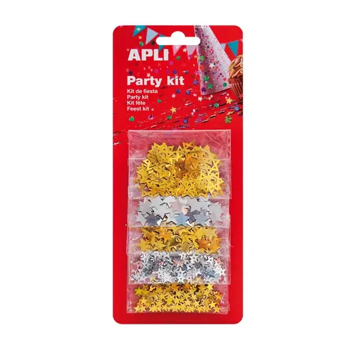 Confetti zvjezdice razne boje Apli 5x2g 5/1 13823-0