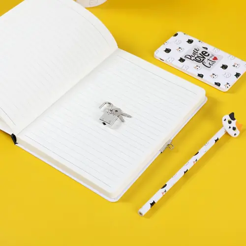 Diary with key iTotal A5 80g 96sh Cat XL1899-2