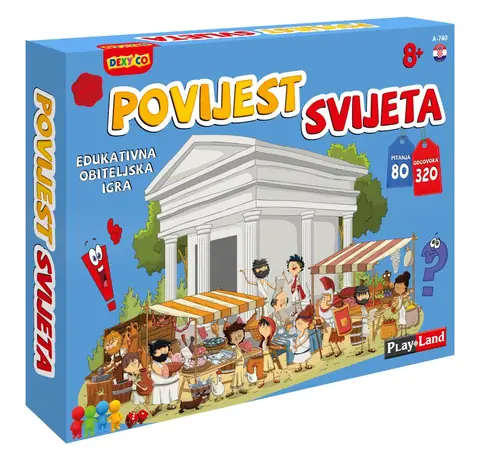 Društvena igra Playland povijest svijeta L-740 HR-0