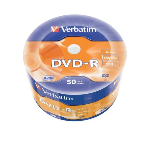 DVD-R Verbatim #43788 4,7Gb 16x ww50-0