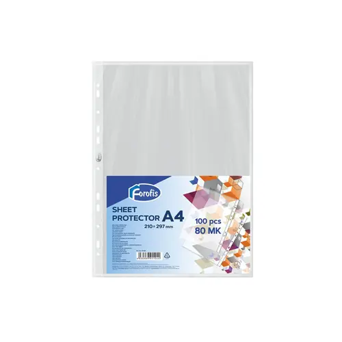 Fascikl uložni UR Forofis A4 80my pp 100/1 91104-0