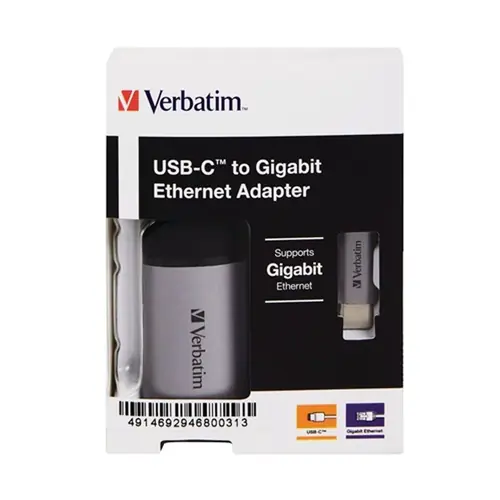 Adapter Verbatim #49146 USB-C to Gigabit Ethernet-0