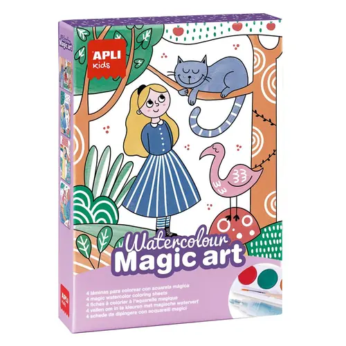 Game Apli Watercolor Magic Art for painting with water paints and magic felt-tip pen 18823-0