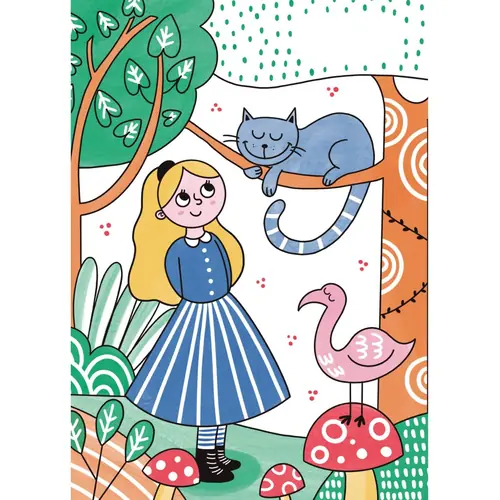 Game Apli Watercolor Magic Art for painting with water paints and magic felt-tip pen 18823-3