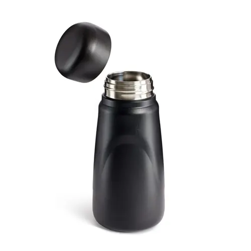 Isothermal bottle Miquelrius Oval black&white 260ml white MR13244-2