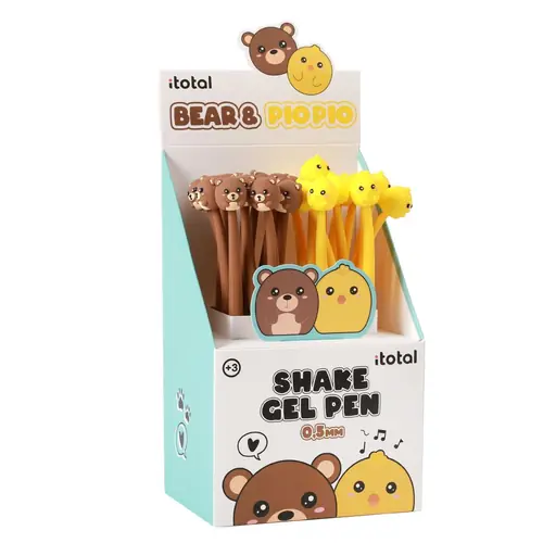 Ballpoint pen iTotal flexible Cute animals bear+chicken XL1164I-0