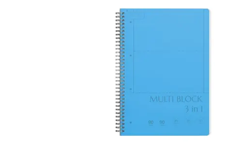 Kolegij blok Ilijanum A4 90g 90L spiralni multi  blok s 3 linijature-3