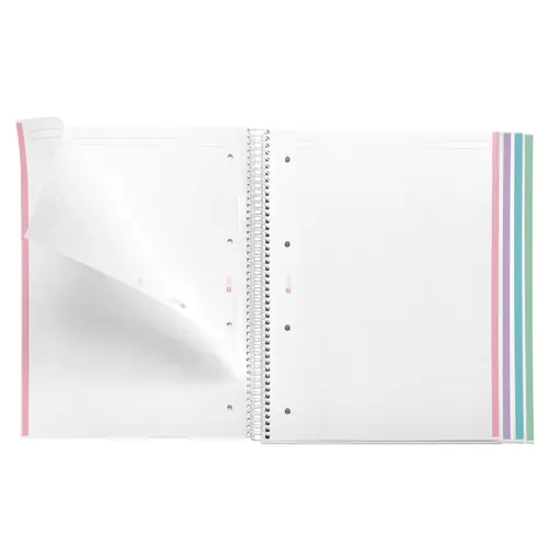 Kolegij blok Miquelrius A4 70g 120L spiralni crte Aurora polypropylene west bay MR4258-5