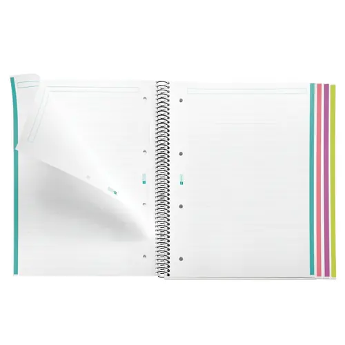 Kolegij blok Miquelrius A4 70g 120L spiralni crte Aurora polypropylene provence MR4260-7