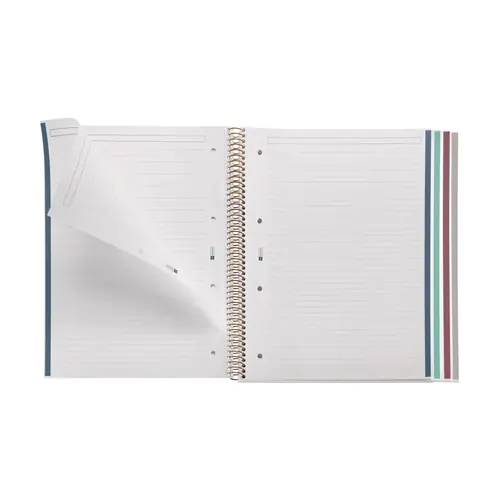 Kolegij blok Miquelrius A4 70g 120L spiralni crte Extra rigid cardboard lifestyle sparkless MR46915-2