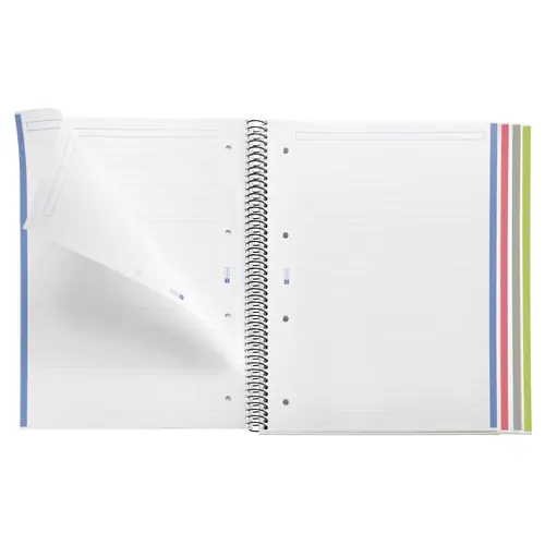 Kolegij blok Miquelrius A4 70g 140L spiralni crte Extra rigid cardboard lifestyle don't panic MR4193-1