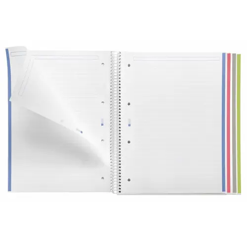 Notebook Miquelrius A4 70g 140sh spiral line Extra rigid cardboard lifestyle rider purple MR4256-2