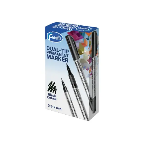 Marker Forofis double-sided permanent black for CD/DVD 12/1 91270-1