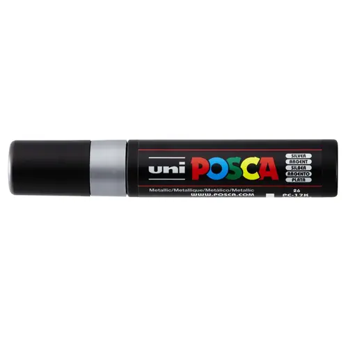 Marker Uni pc-17k Posca srebrni-0