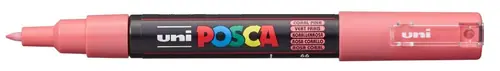 Marker Uni pc-1m Posca koraljno rozi-0