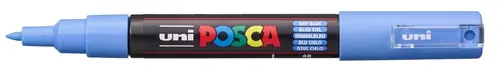 Marker Uni pc-1m Posca nebesko plavi-0