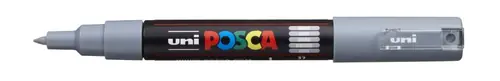 Marker Uni pc-1m Posca sivi-0