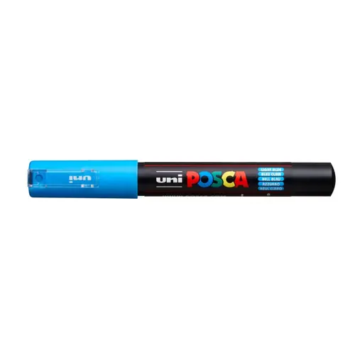 Marker Uni pc-1m Posca svijetlo plavi-0