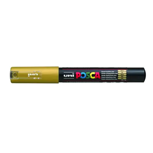 Marker Uni pc-1m Posca zlatni-0