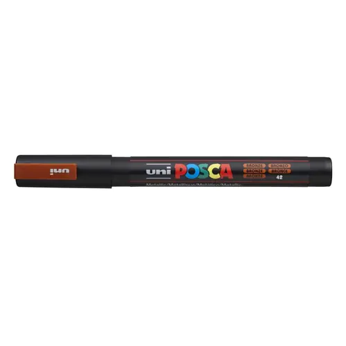 Marker Uni pc-3m Posca brončani-0
