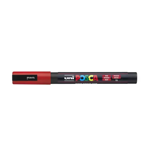Marker Uni pc-3m Posca red-0
