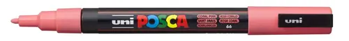 Marker Uni pc-3m Posca koraljno rozi-0