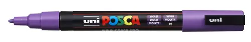Marker Uni pc-3m Posca ljubičasti-0