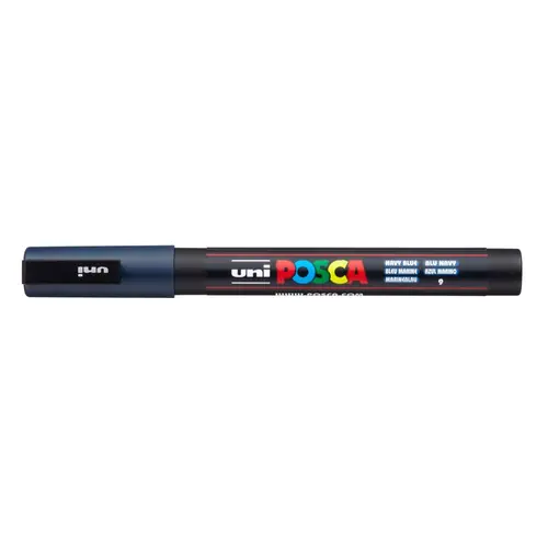 Marker Uni pc-3m Posca navy blue-0