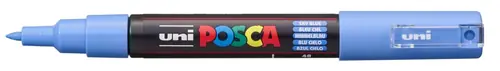 Marker Uni pc-3m Posca nebesko plavi-0