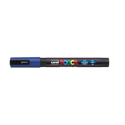 Marker Uni pc-3m Posca plavi-0