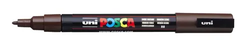 Marker Uni pc-3m Posca dark brown-0