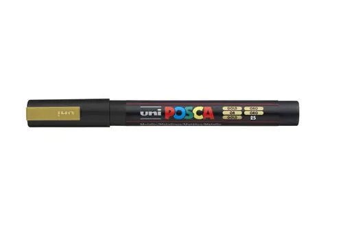 Marker Uni pc-3m Posca zlatni-0