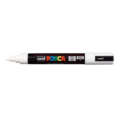 Marker Uni pc-5m Posca white-0