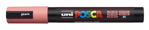 Marker Uni pc-5m Posca koraljno rozi-0