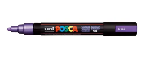 Marker Uni pc-5m Posca metallic ljubičasti-0